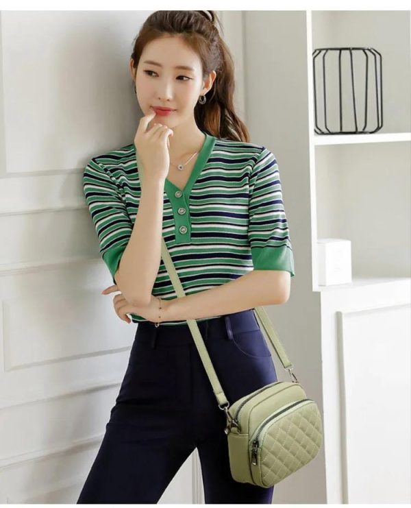 ( 1 Piece ) Women’s Pu Leather Embroidered Shoulder Bag | Best Quality Shoulder Bag For Women | Women Fashion | Shoulder Bag For Women